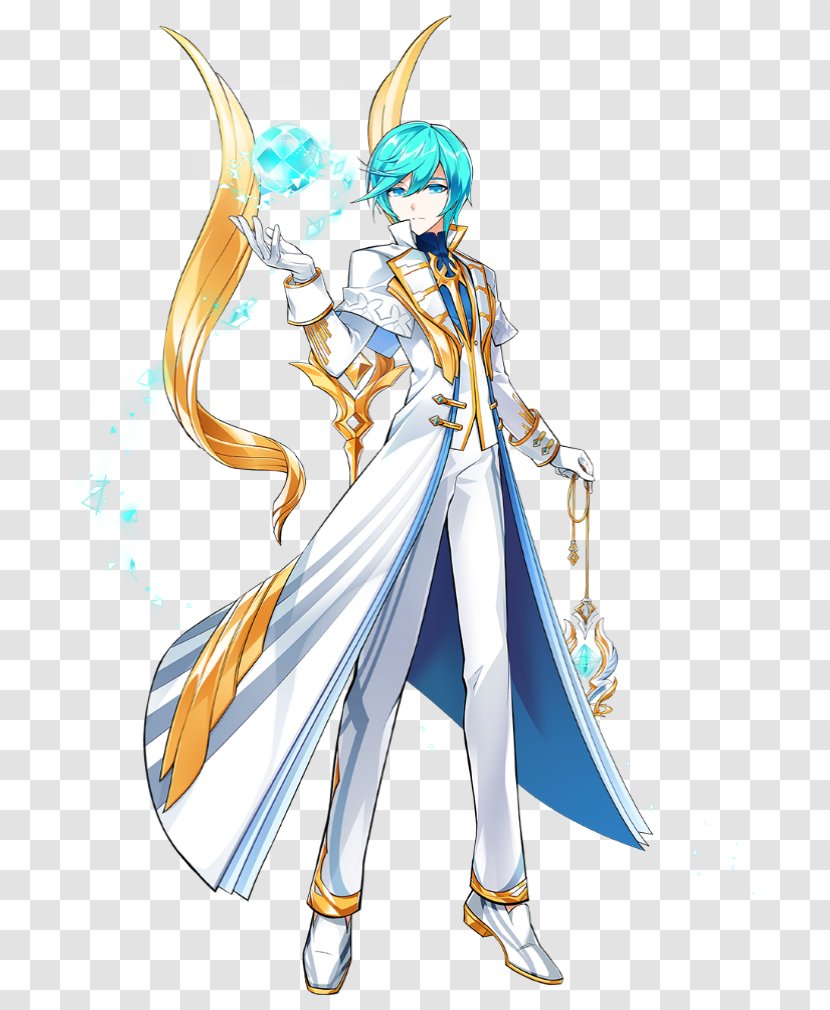 Elsword Video Game Closers Character - Watercolor - Expressionless Transparent PNG