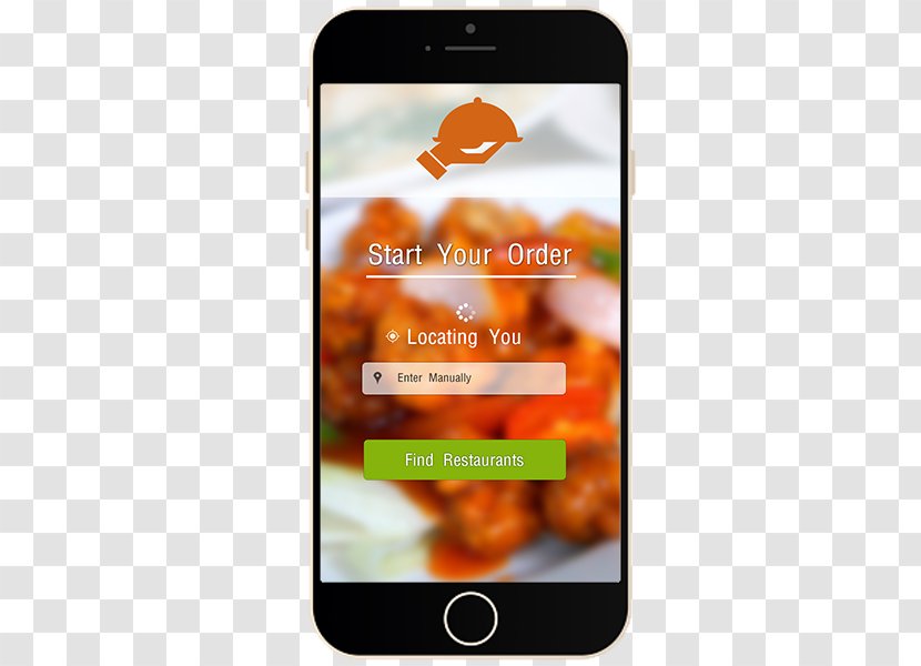 Smartphone Online Food Ordering Restaurant - Gadget - Order Transparent PNG