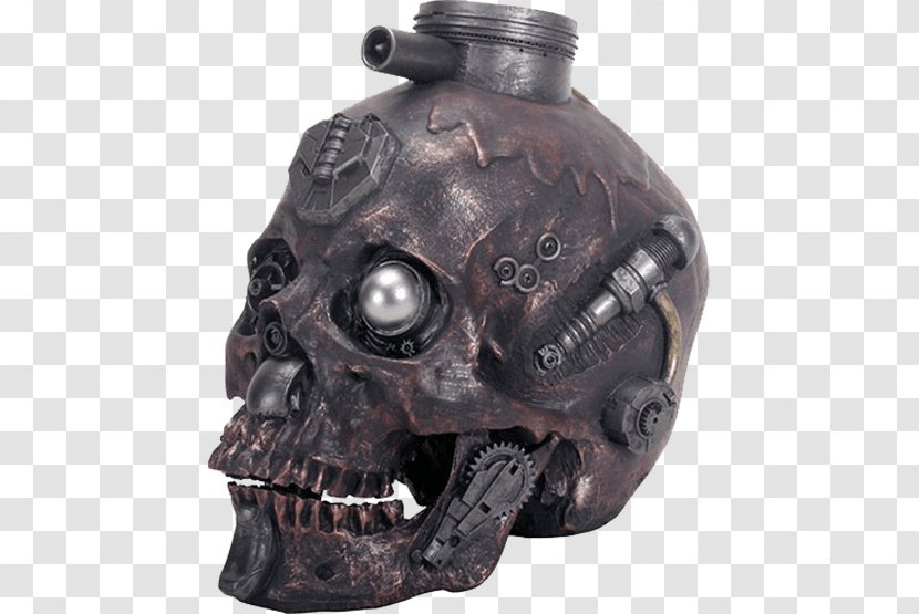 Skull Skeleton Glass Mouth Gear Transparent PNG
