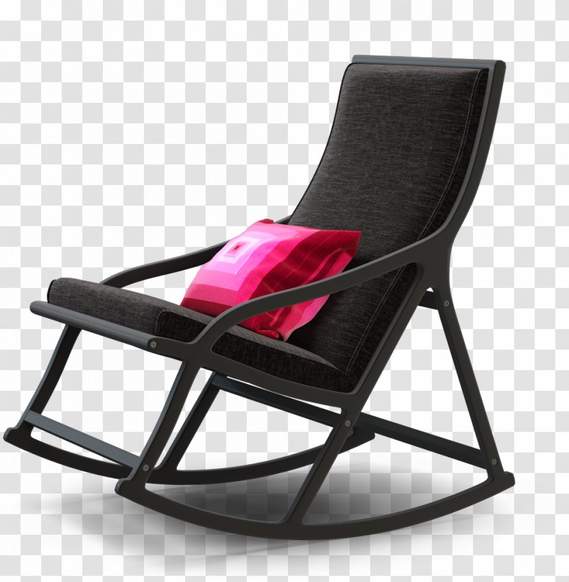 Rocking Chairs Rosset Textile Black - Vehicle - Chair Transparent PNG