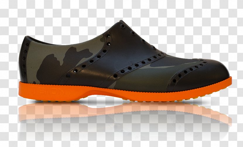 Shoe PGA TOUR Golf Brand - Natural Rubber - Honeycomb Pattern Transparent PNG