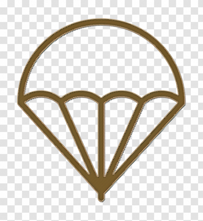 Open Parachute Icon Military Base Icon Risk Icon Transparent PNG