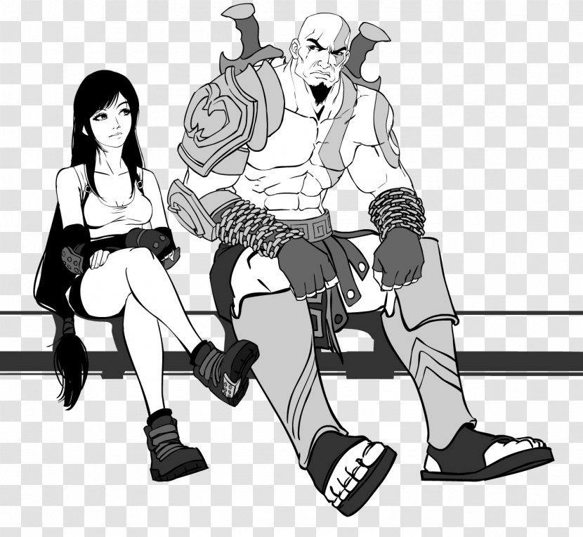 Tifa Lockhart Kratos God Of War Sparta Drawing Transparent PNG