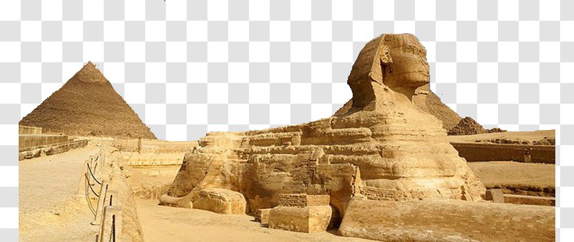 Great Sphinx Of Giza Temple Edfu Pyramid Cairo Nile - Egypt - Egyptian Pyramids Transparent PNG