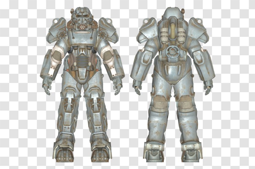 The Art Of Fallout 4 Fallout: New Vegas Brotherhood Steel Powered Exoskeleton - Helmet - Armour Transparent PNG