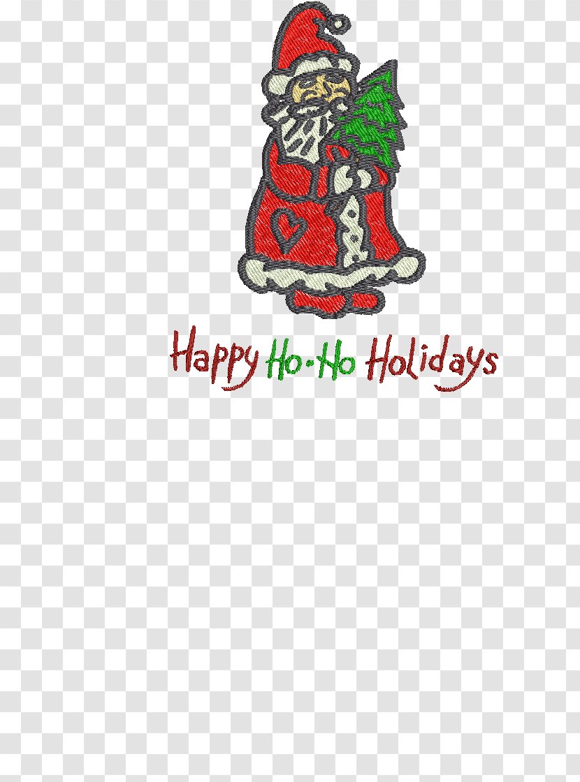 Christmas Tree Santa Claus Ornament Logo Transparent PNG