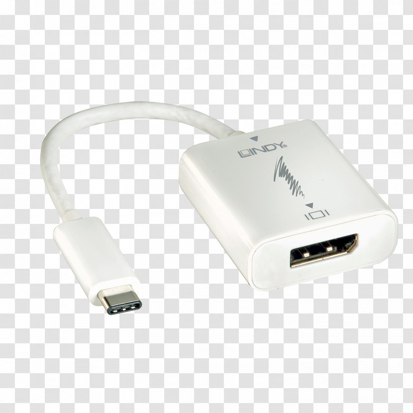 HDMI Adapter USB-C Thunderbolt - Cable - USB Transparent PNG