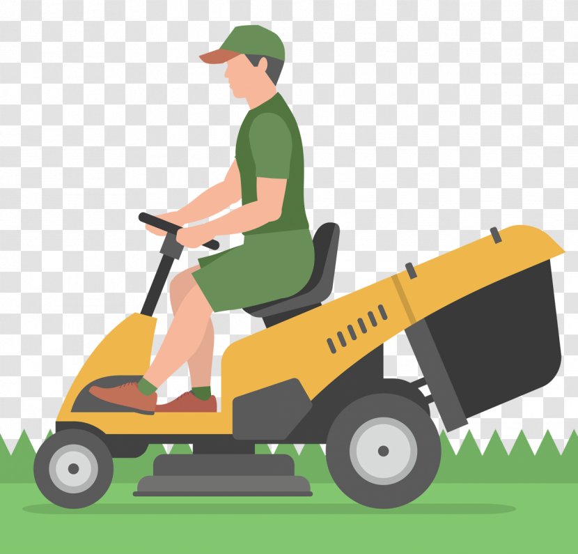 Lawn Mowers Riding Mower - Grass - Mowing Transparent PNG