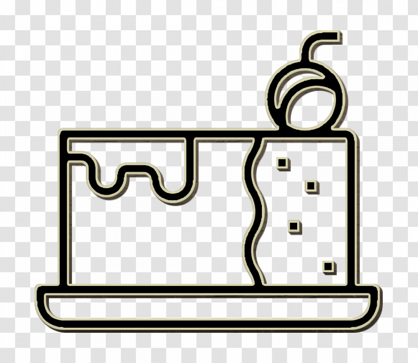 Cake Icon Coffee Shop Icon Transparent PNG