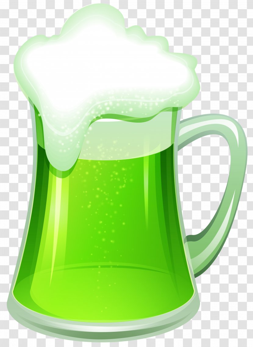 Beer Saint Patrick's Day Shamrock Clip Art - Tableware - St With Green PNG Image Transparent PNG