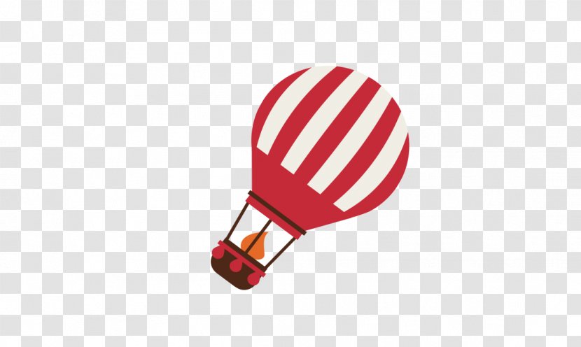 Hot Air Balloon Red - Gas Transparent PNG
