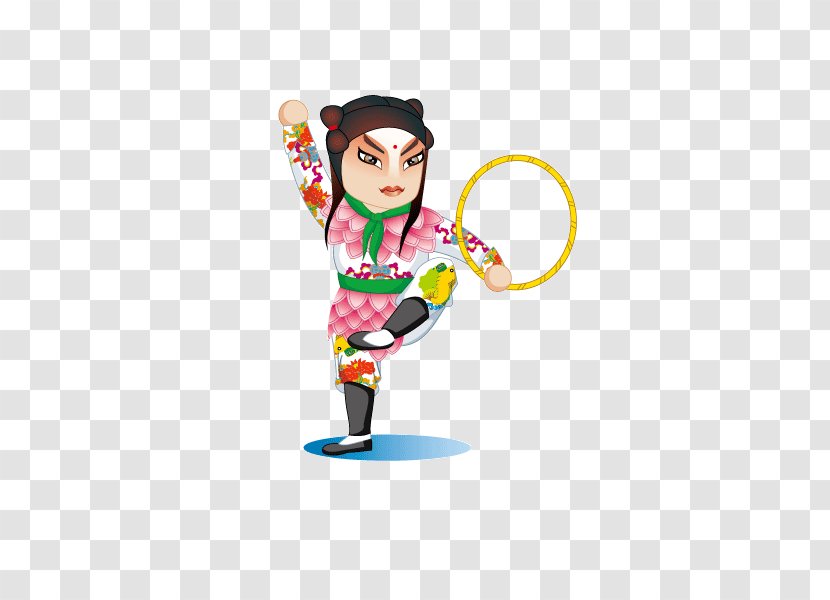 Peking Opera Cartoon Chinese Performance - Actor Picture Transparent PNG