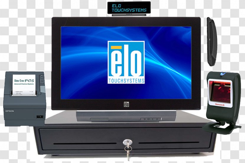 Computer Monitors Flat Panel Display Elo 1515L Output Device Television - Electronic Transparent PNG