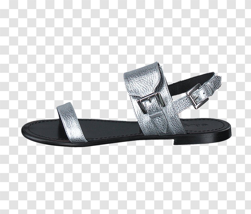 Slipper Sandal Shoe Leather Crocs - Silver Transparent PNG