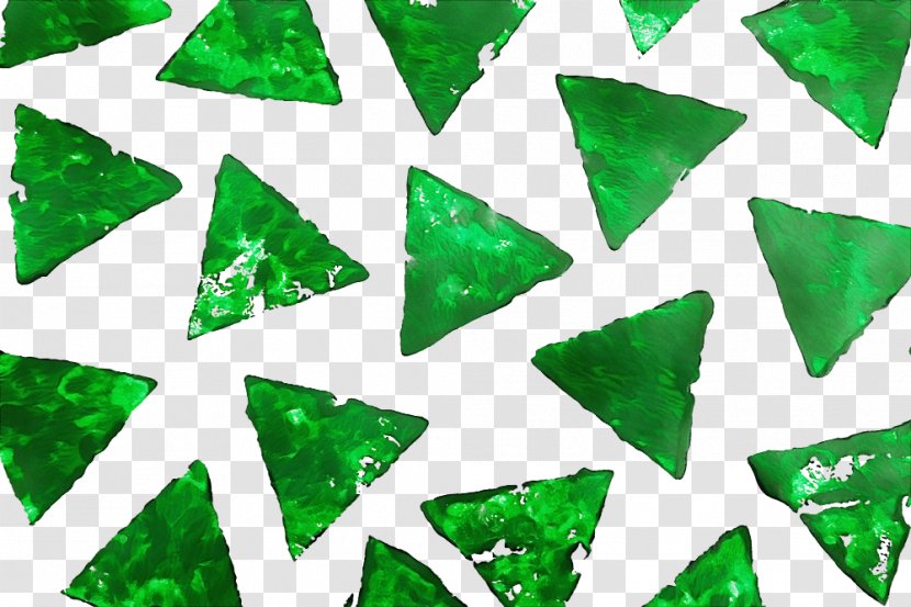 Green Pattern - Wet Ink Transparent PNG