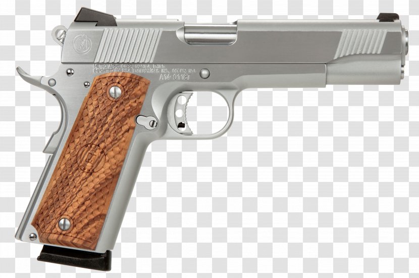 Firearm M1911 Pistol .45 ACP Handgun - Watercolor Transparent PNG