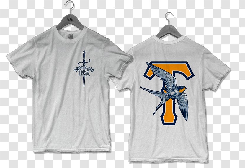 T-shirt Sports Fan Jersey Logo Sleeve Outerwear - Barn Swallow Transparent PNG