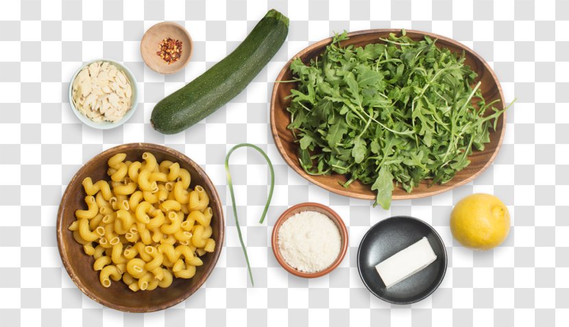 Vegetarian Cuisine Pesto Pasta Asian Recipe - Salad - Macaroni Spaghetti Ingredient Transparent PNG