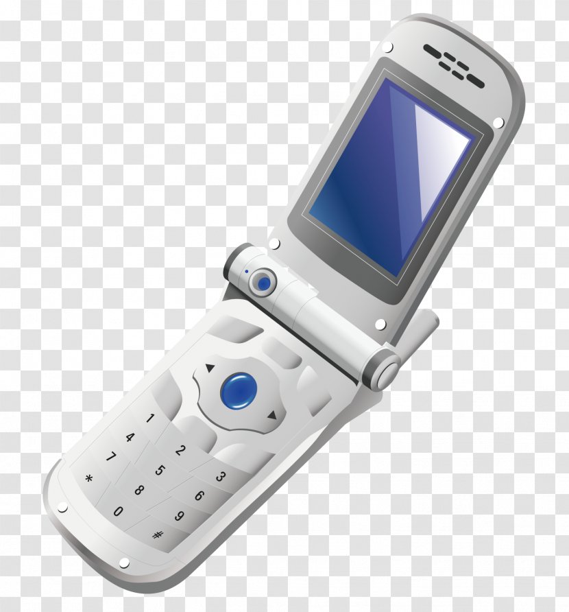 Feature Phone Smartphone Flip Mobile - Gadget - Clamshell Transparent PNG