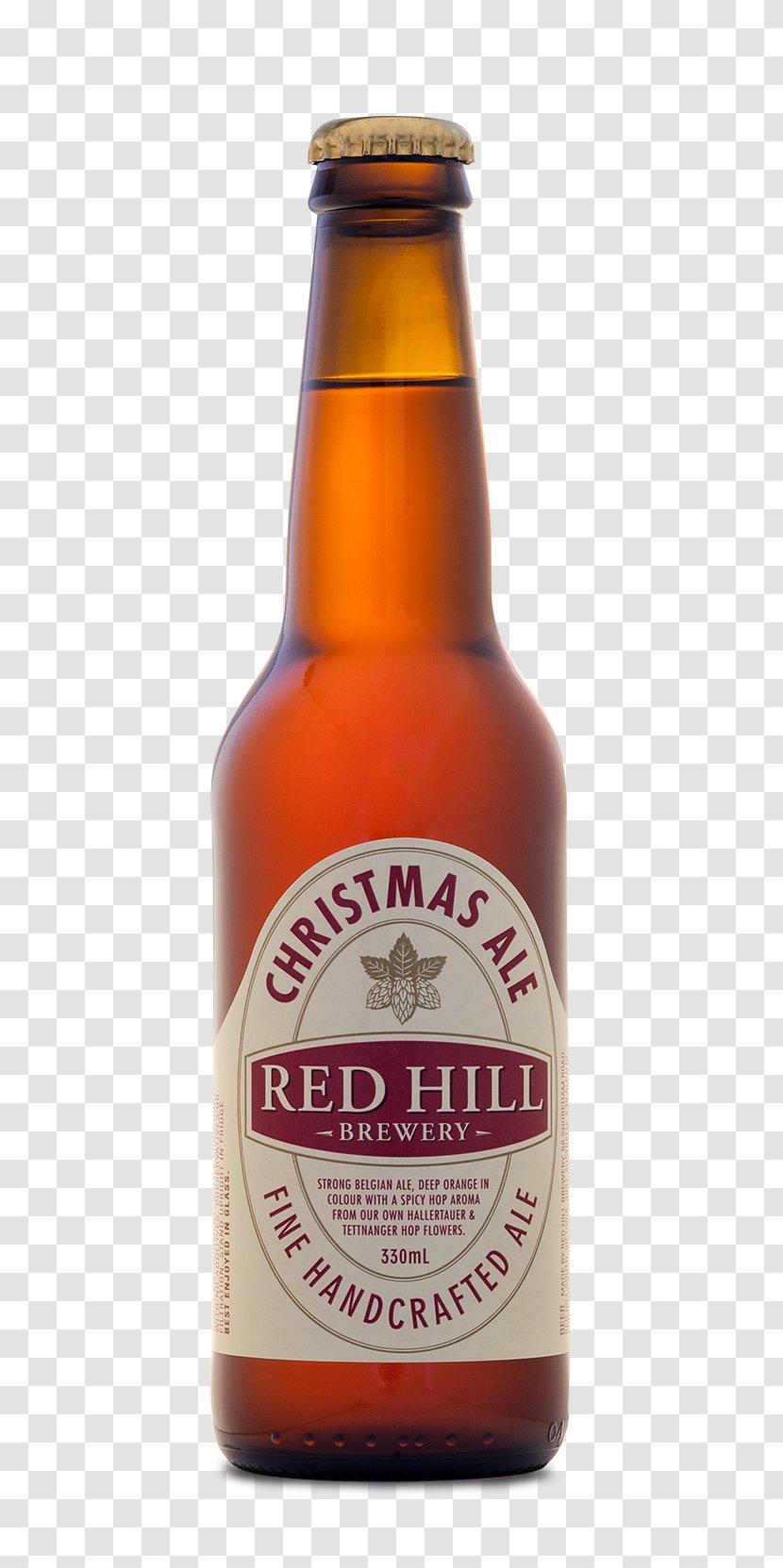 Ale Red Hill Brewery Beer Bottle Lager - Glass Transparent PNG