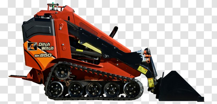 Ditch Witch Skid-steer Loader Trencher Heavy Machinery - Organization Transparent PNG