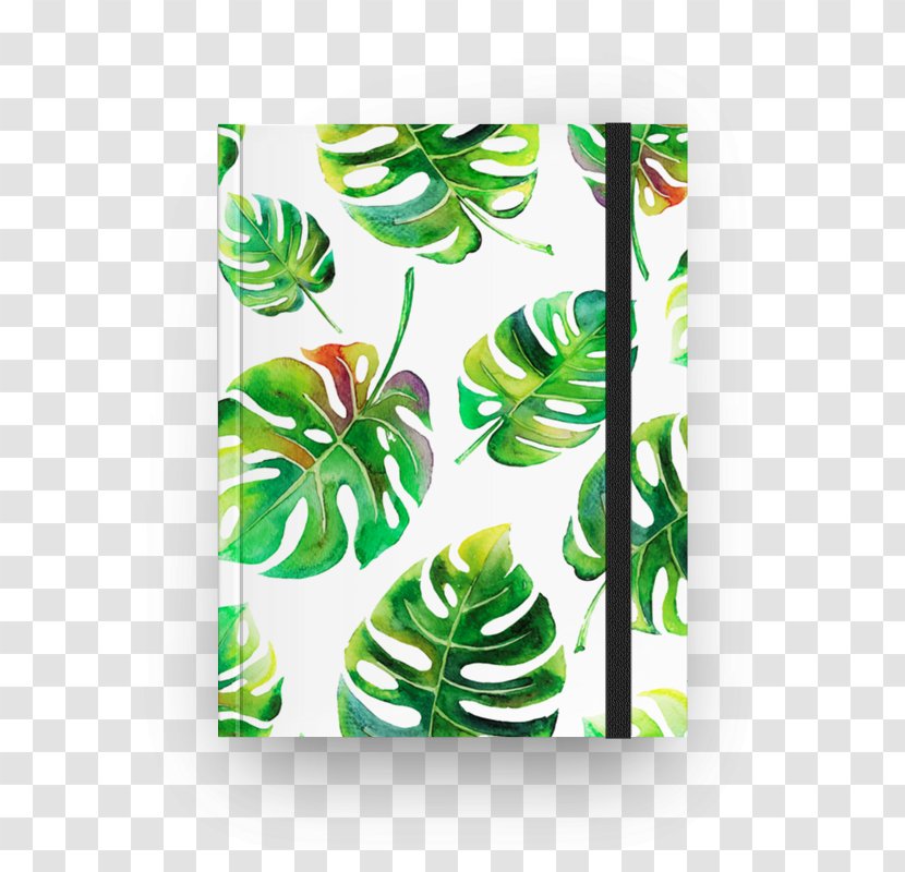 Leaf Adhesive Notebook Rectangle - Posters Decorative Palm Leaves Transparent PNG