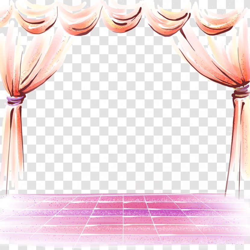 Window Treatment Light Curtain Valance - Royaltyfree - Hand-painted Style Brick Transparent PNG