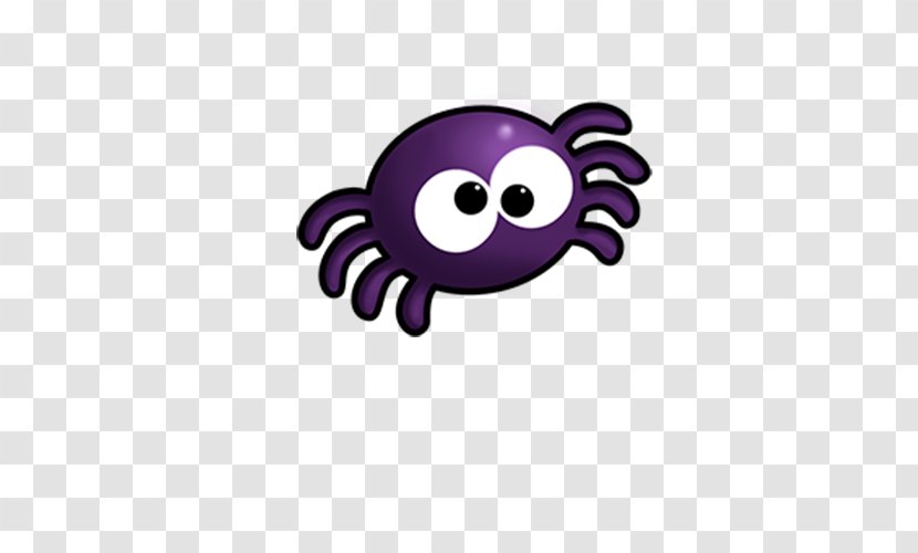 Spider Purple Clip Art - Sticker Transparent PNG