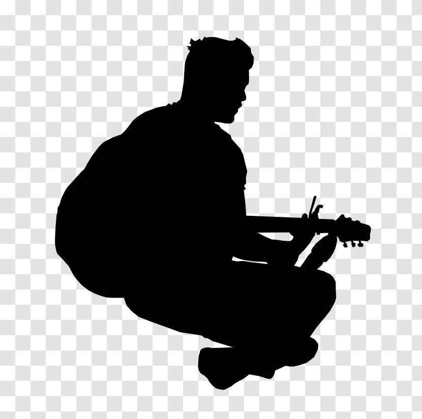 Silhouette White Clip Art - Hand - Sitting Transparent PNG