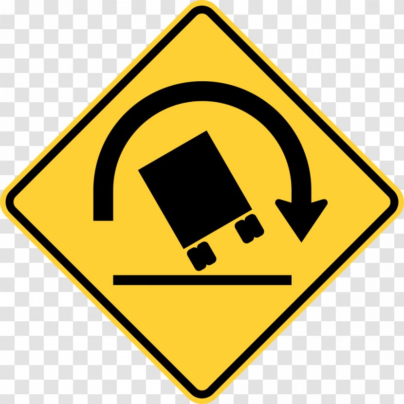 Warning Sign Traffic Truck Rollover Car - Technology Transparent PNG