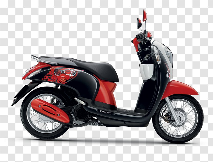 Honda Scoopy Scooter Motorcycle Yamaha Motor Company - Vehicle Transparent PNG