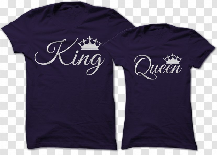 T-shirt Crew Neck Sleeve Queen Regnant - Tshirt - Couplet Design Transparent PNG