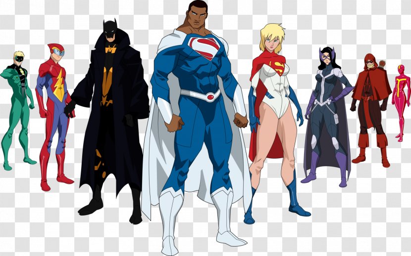 Superman Batman The Flash Art - Character - Dc Comics Transparent PNG