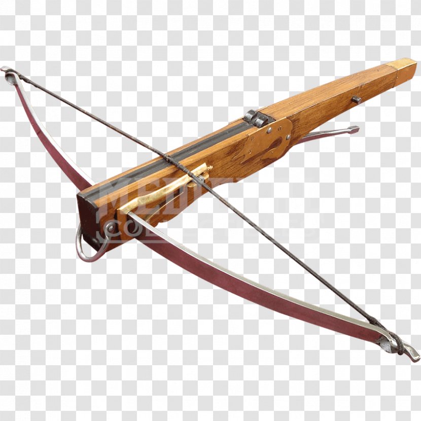 Crossbow Ranged Weapon Bow And Arrow - Frame - Components Of Medieval Armour Transparent PNG