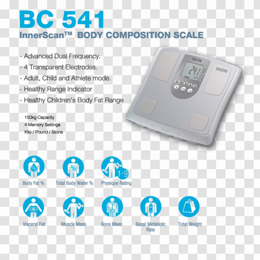 Body Composition Measuring Scales Weight Bioelectrical Impedance Analysis Bascule - Brand - Pasta Anita Transparent PNG