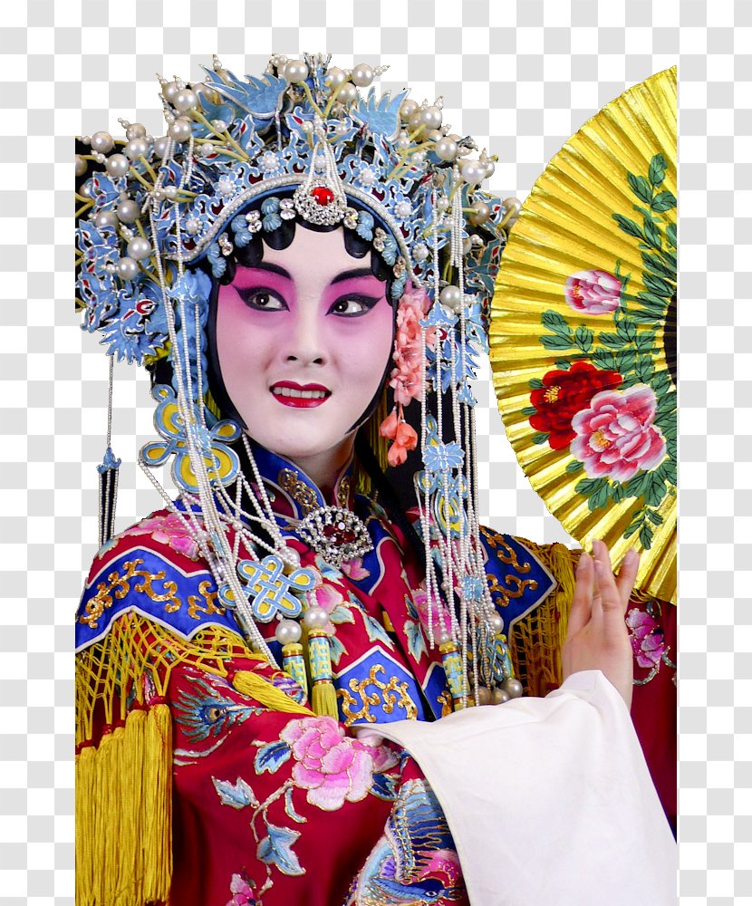 China Peking Opera Chinese Budaya Tionghoa - Watercolor - Characters Transparent PNG