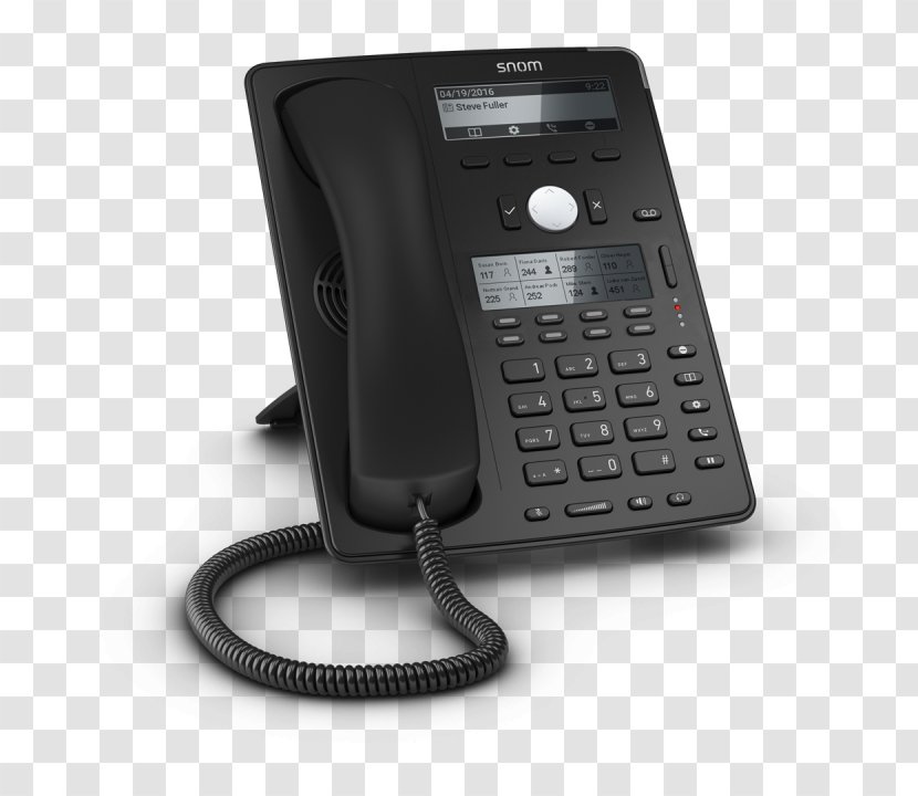 SNOM Snom D375 VoIP Phone Telephone Voice Over IP - Unified Communications - Desk Transparent PNG