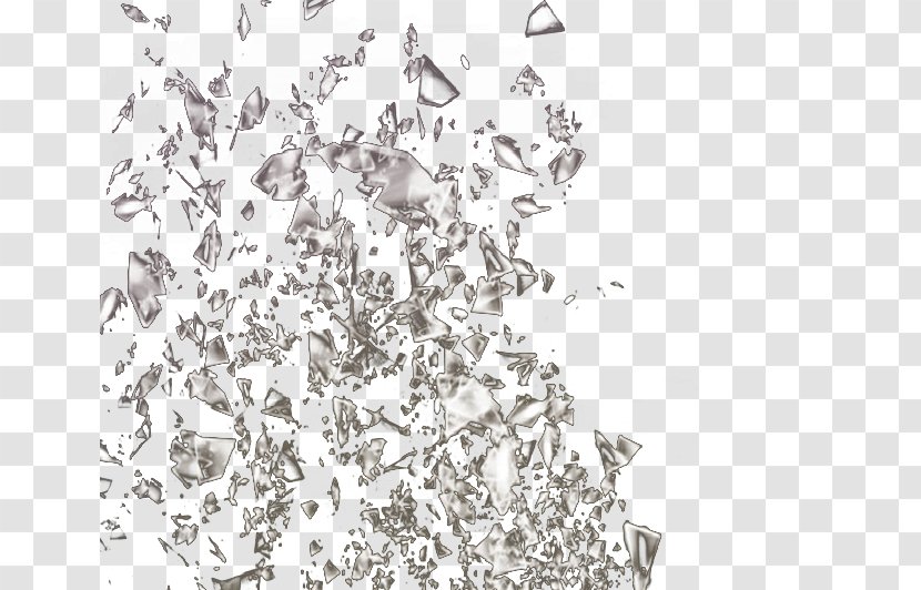 Light Glass Transparency And Translucency - Texture - Broken Effect Transparent PNG