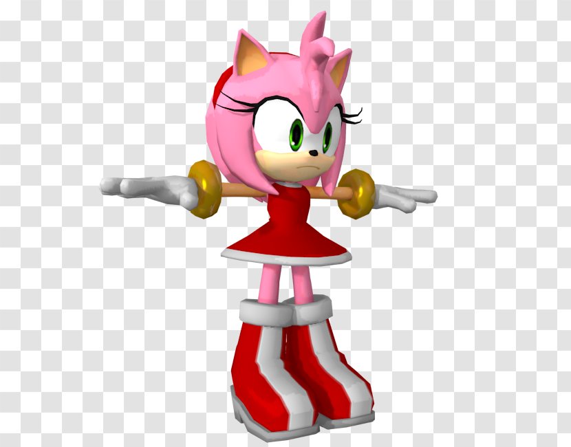 Amy Rose Sonic Runners Video Game Mario Kart 8 Figurine - Heart - Tree Transparent PNG