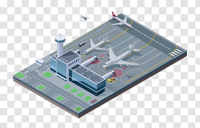 Airplane Airport Terminal - Structure Transparent PNG