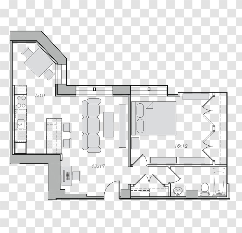 Embassy Tower Floor Plan House Apartment Architecture - Text Transparent PNG