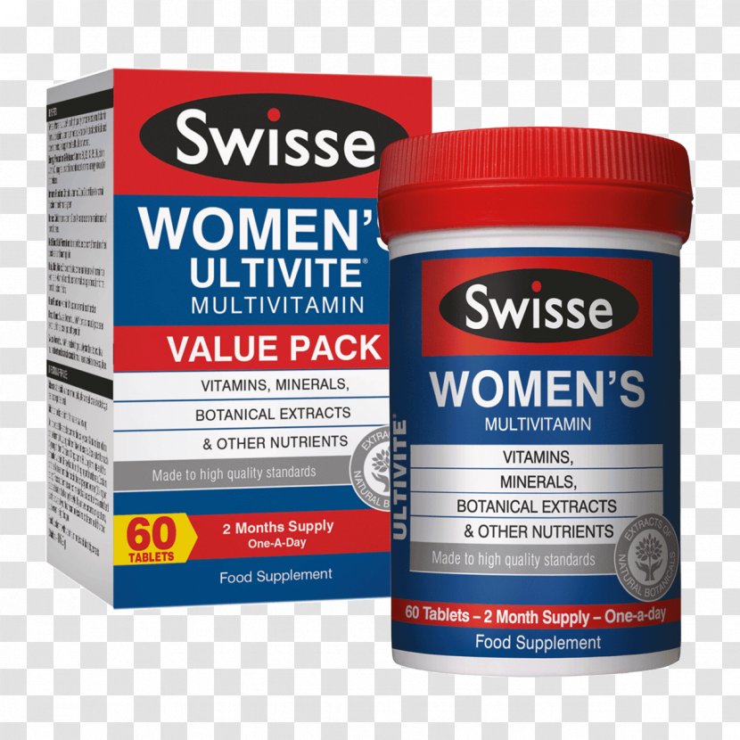 Dietary Supplement Nutrient Multivitamin Swisse - Pharmacy - Healthy Women Transparent PNG