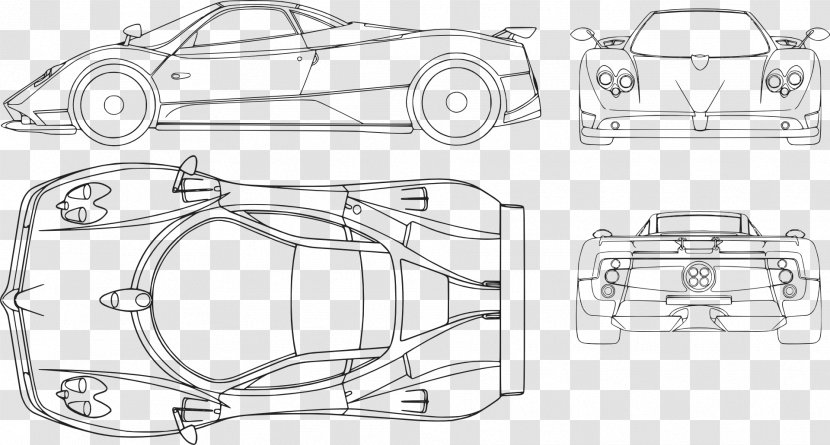 Pagani Zonda R Car Aston Martin - Mode Of Transport Transparent PNG