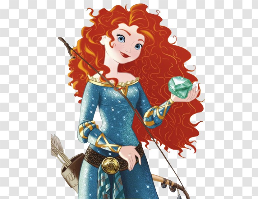 Merida: Legend Of The Emeralds Amazon.com Disney Princess Sleeping Beauty Read-Along Storybook And CD - Figurine - Merida Transparent PNG