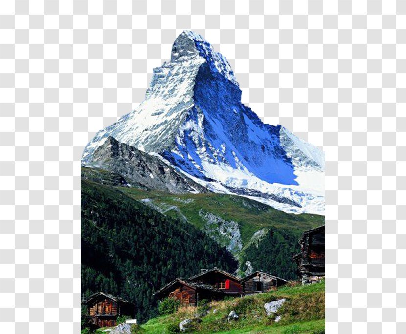 Swiss Alps Gornergrat Zmutt Matterhorn Rhine Falls - Mountain - Snow Peak Transparent PNG
