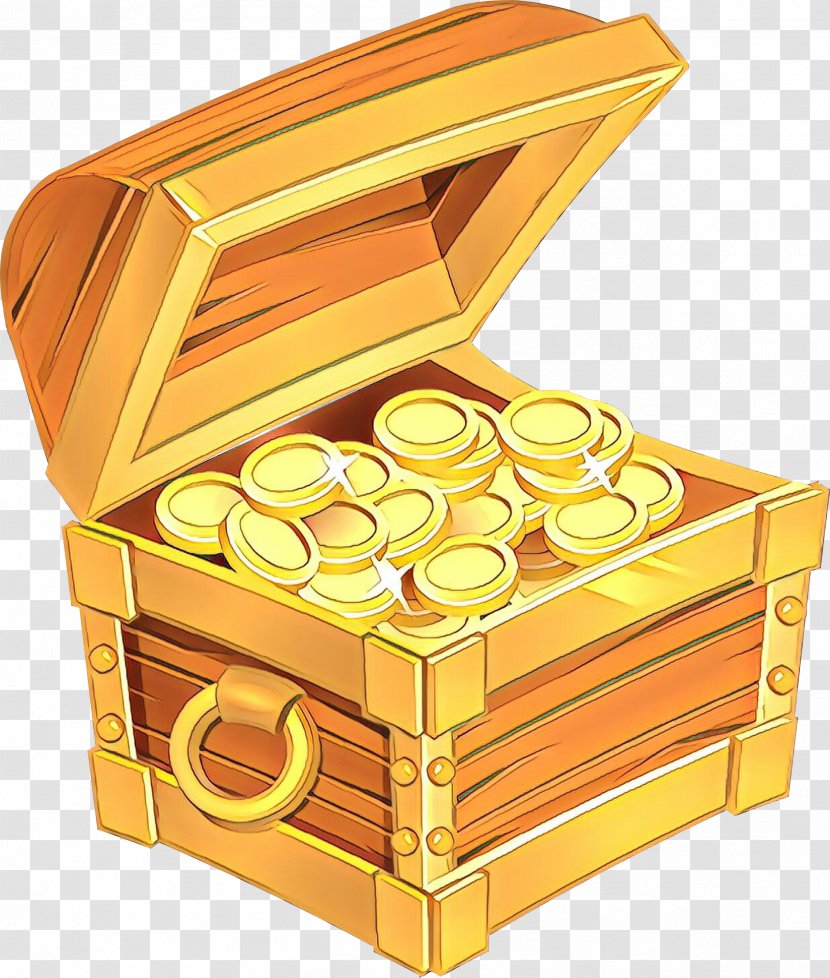 Treasure Box Gold Transparent PNG