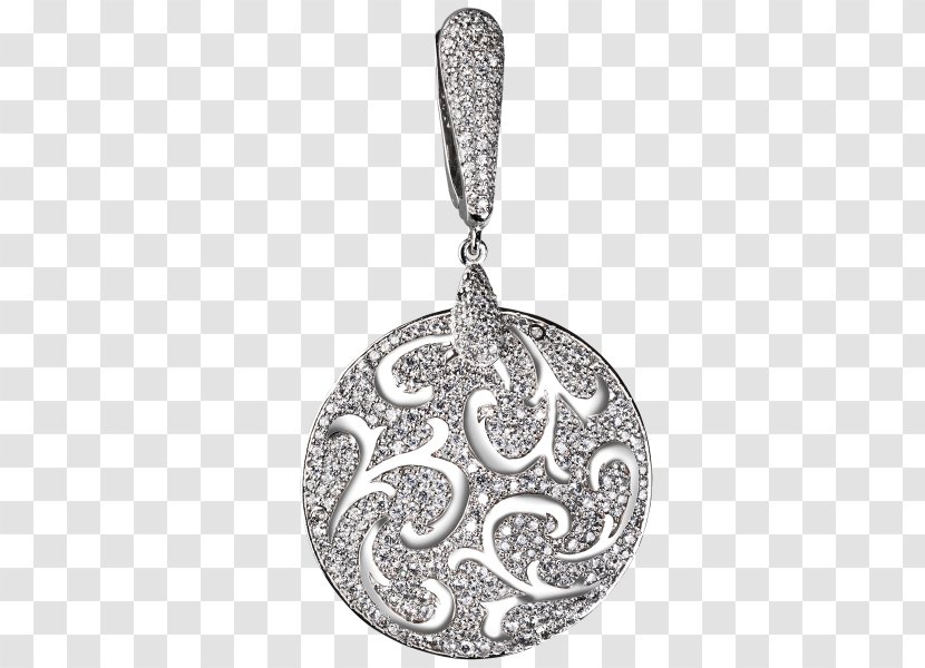 Locket Body Jewellery Silver Diamond - Fancy Pendant Transparent PNG