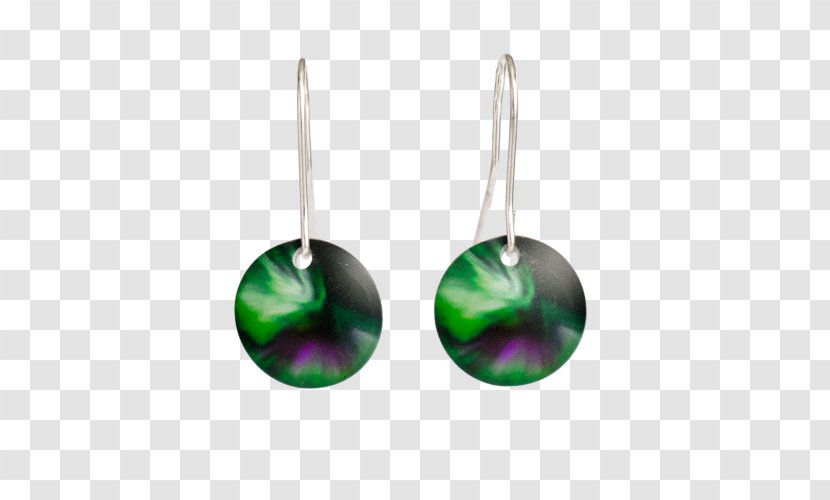 Earring Emerald Lapland Jewellery - Body Jewelry - Aurora Boreal Transparent PNG