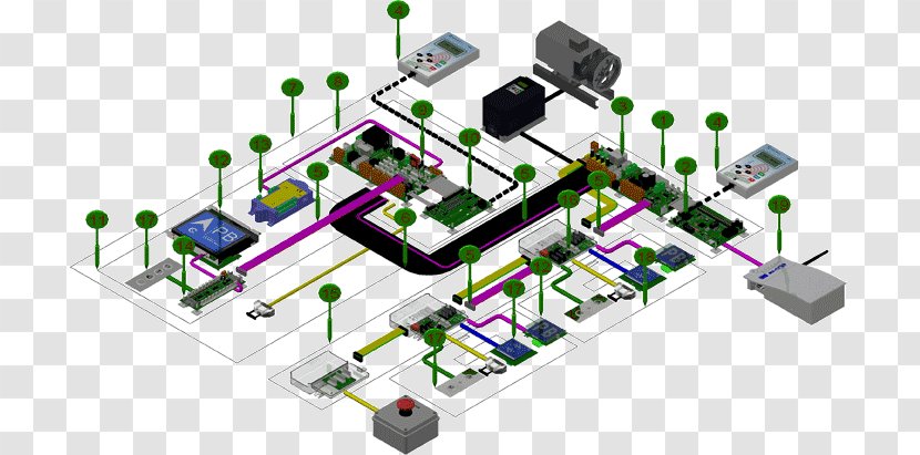 Control System Microcontroller Electronics Electronic Engineering - Network Interface Controller - Elevator Otis Transparent PNG