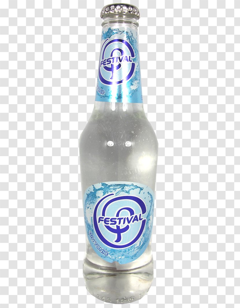 Glass Bottle Mineral Water Fizzy Drinks Bottled - Soft Drink - Mint Gin Tonic Transparent PNG